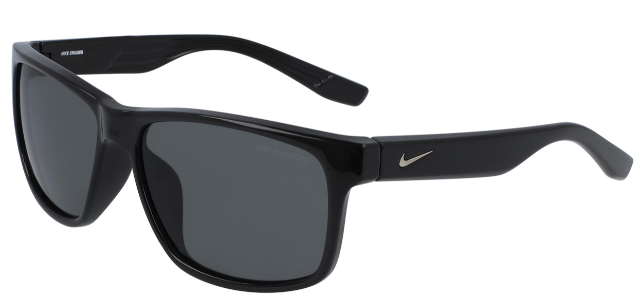 NIKE Cruiser- Shiny Black with Grey Polarized Lens – Carder